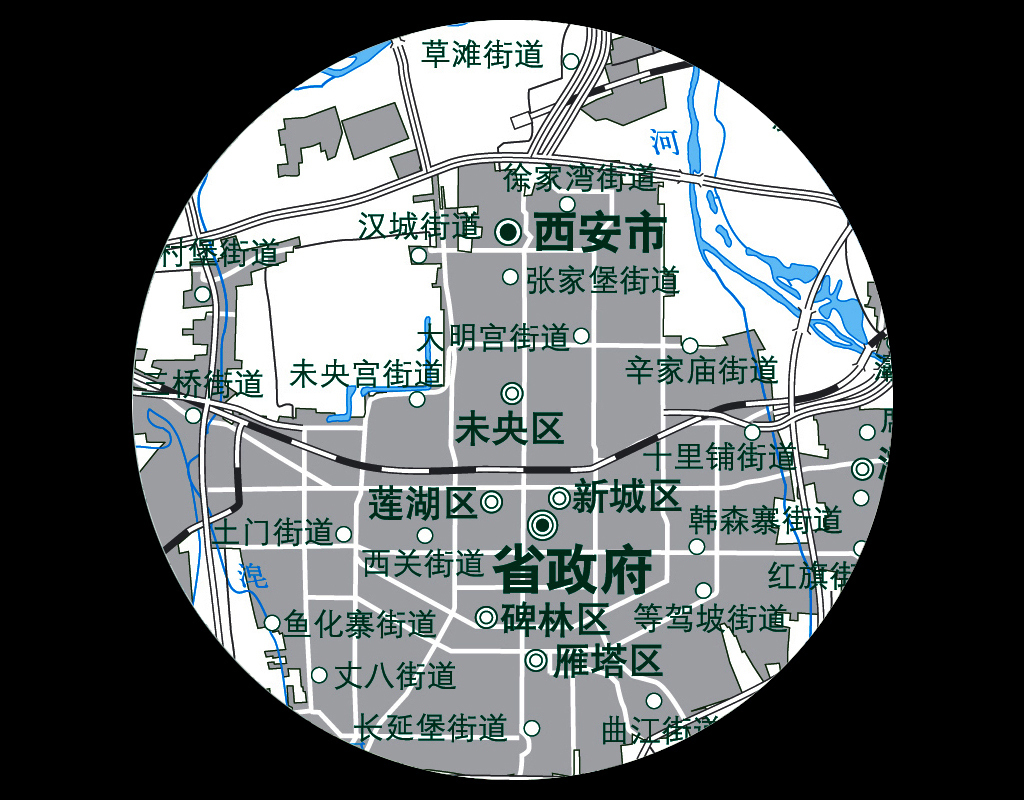 西安市区最新地图，古都新面貌探索